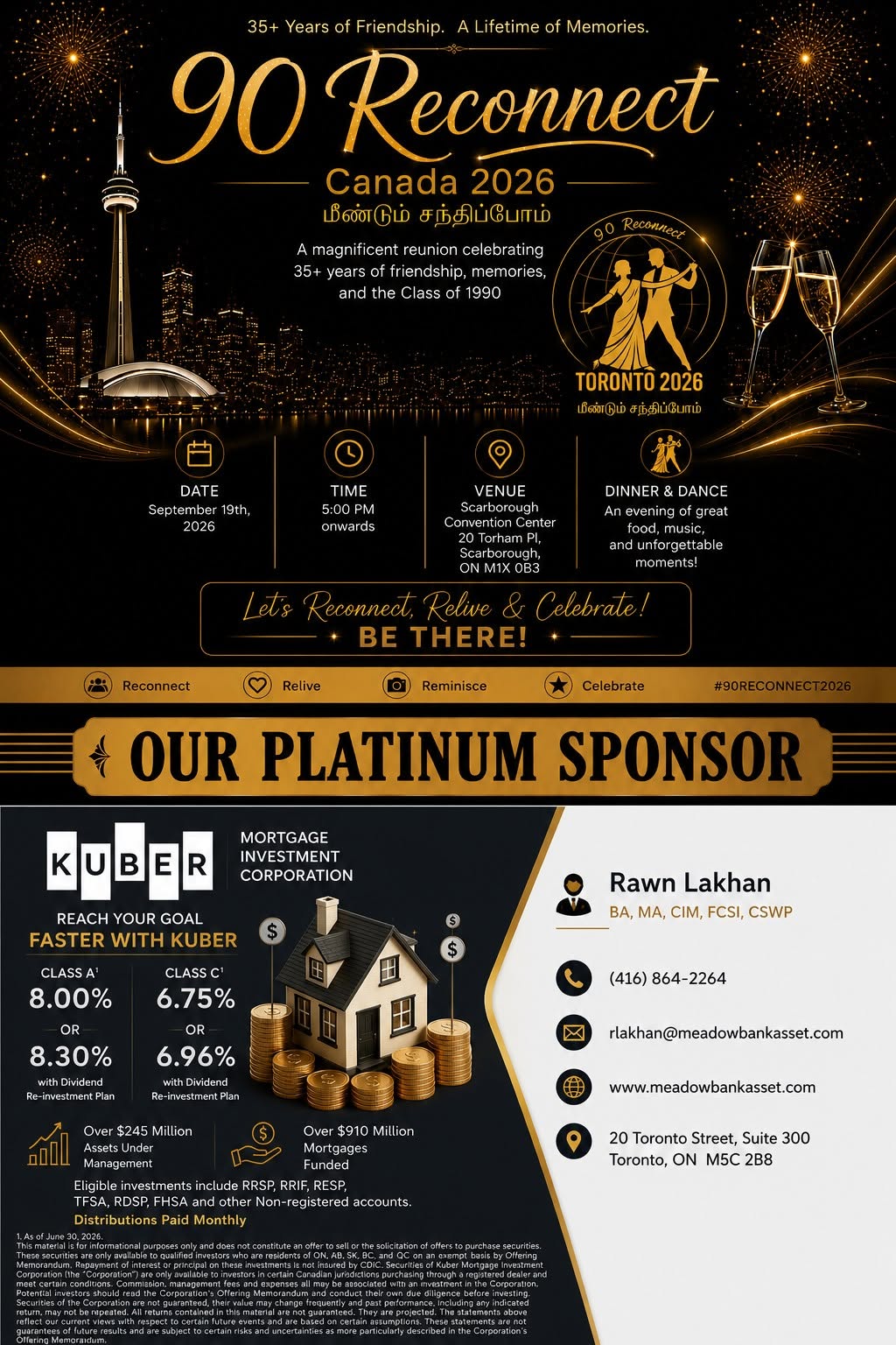 Kuber Mortgage Investment Corporation โ Platinum Sponsors