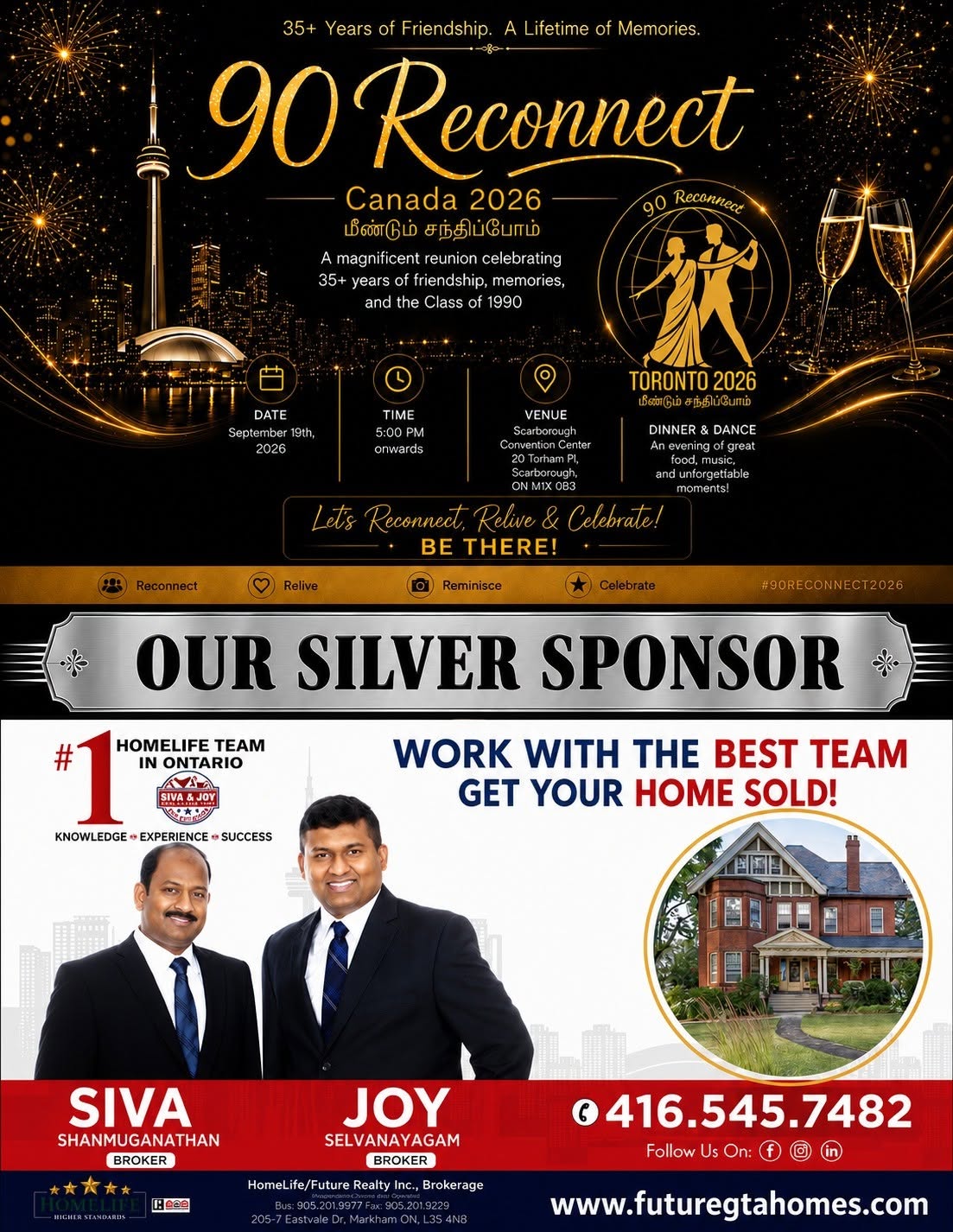Siva & Joy โ HomeLife/Future Realty Inc. โ Silver Sponsors