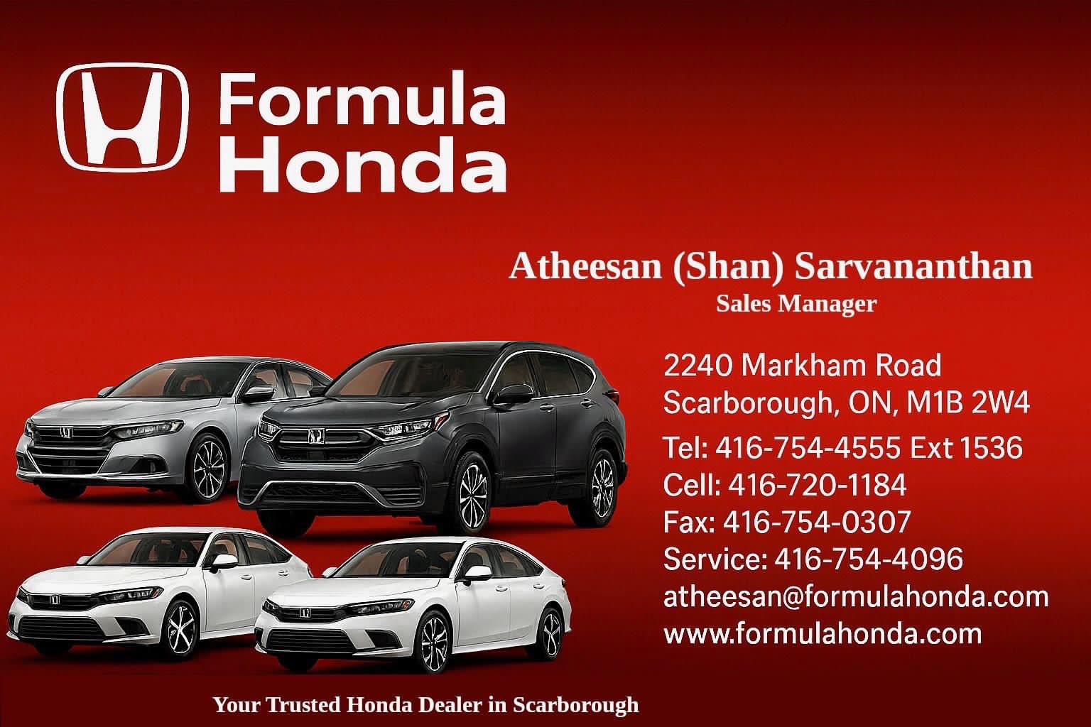 Formula Honda - Title Sponsor